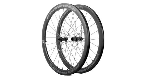 Paire de roues Progress Airspeed A45 Disc | 12x100/12x142 | Center Lock