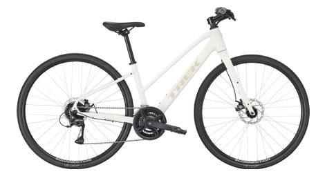 Vélo fitness trek fx 1 midstep shimano acera 8v 700 mm blanc gén. 4