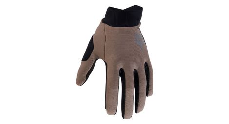 Guantes fox defend fire lunar de perfil bajobeige