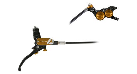 Frein arriere hope tech 4 v4 noir bronze durite standard