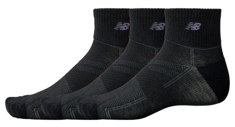 Calzini new balance running repreve (3 paia) nero