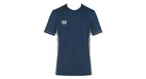 Arena team line short sleeve tech t-shirt navy blue
