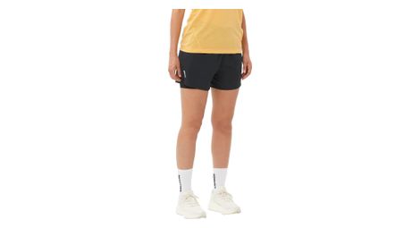 salomon shkout core 4in black women s 2 in 1 shorts