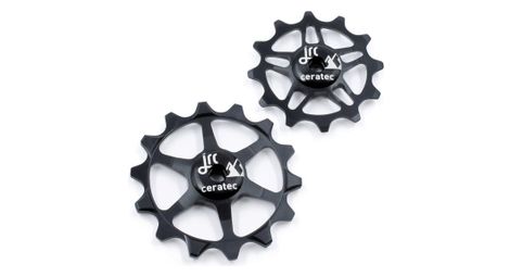 Paire de Galets JRC Components 14/12 dents pour Sram Eagle 12V Noir