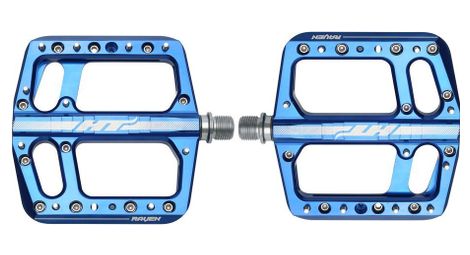 Paar Flache Pedale Raven Ans12 Konigsblau