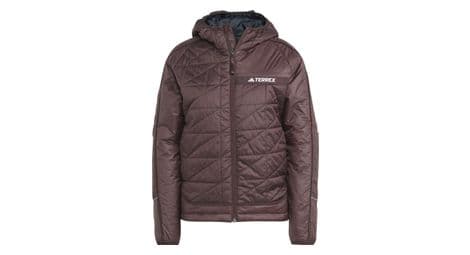 Adidas terrex multi insulated women's thermal jacket marrone