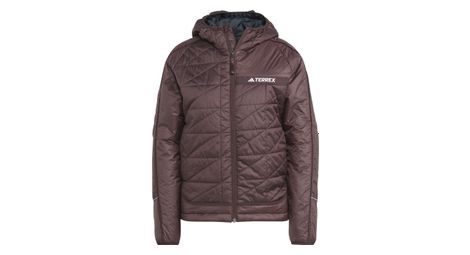 Veste thermique femme adidas terrex multi insulated marron