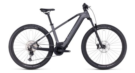 Cube reaction hybrid race 750 electric hardtail mtb shimano deore/xt 12s 750 wh 29'' grigio metallo