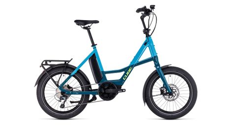 Gereviseerd product - cube compact sport hybrid 500 shimano tiagra 10v 500 wh 20'' blauw 2023 elektrische stadsfiets