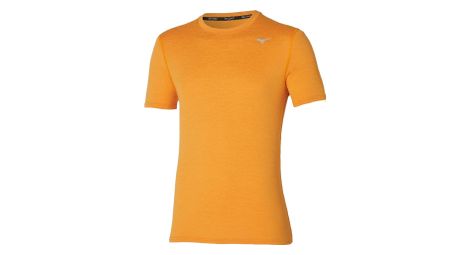 Maillot manches courtes mizuno impulse core orange homme