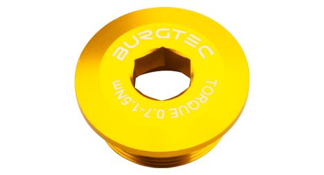 Tornillo de pedalier autoextraíble Burgtec para bielas Shimano, compatible con Shimano XTR/XT/SLX/LX/Deore/Saint/Zee/E-Bike, color Burgtec Bullion Gold