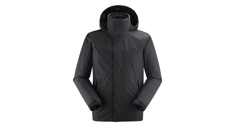 Veste impermeable lafuma jaipur gtx fleece gris homme