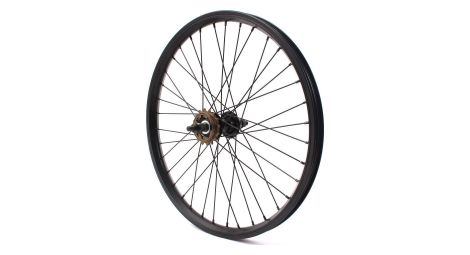 Bmx roue arriere mvp noir 20  14mm s/b khebikes