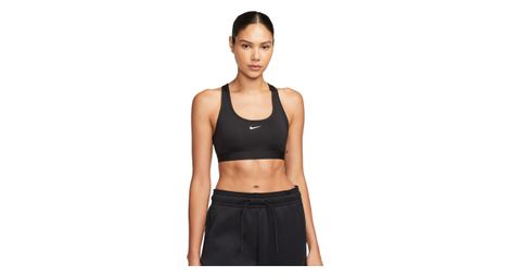 Nike swoosh light support bra black