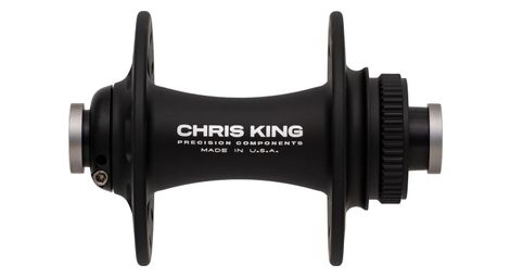 Chris king r45d voornaaf | 24 gaten | 12x100 mm | centerlock | mat zwart