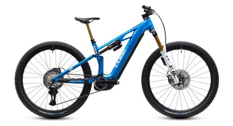 Cube Stereo Hybrid One44 HPC AT 800 E-Mountainbike mit Vollfederung, Shimano Di2, 12 V, 800 Wh, Bosch 120 Nm, 29'', Blau, Actionteam 2027
