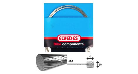 Câble de transmission 2250mm 7x7 elvedes fils stainless slick ø1,1mm avec t��te n ø4x4