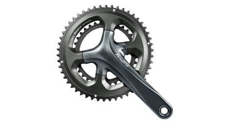 shimano 2015 crankset tiagra 4700 2x10 speed compact 50 34 teeth silver