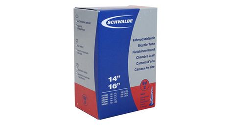 Chambre a air velo 350 x 35a - 14  schwalbe valve presta tout alu (37-288 à 40-305) (sv2)