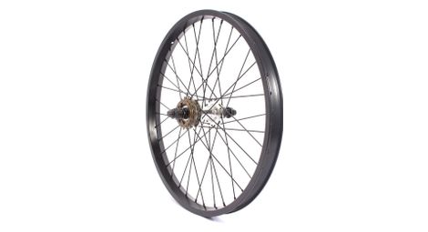 Bmx roue arriere noir 20  14mm khebikes