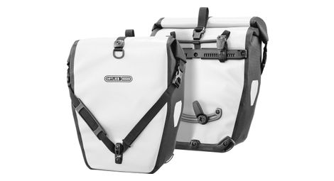Paire de Sacoches de Porte-Bagages Ortlieb Back-Roller Classic Quick-Lock2.1 40L (2x20L) Blanc Noir