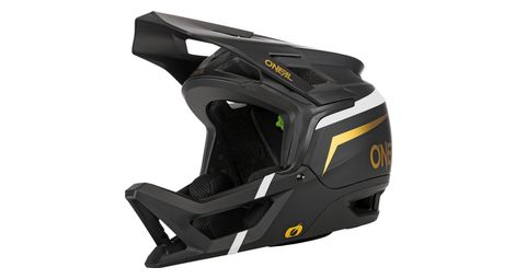 Casque integral o'neal transition flash noir/blanc/or 