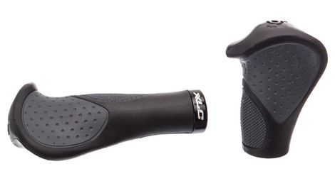 Poignees ergonomiques xlc gr s22 135 92 mm noir gris
