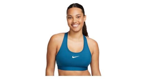 Brassière nike swoosh medium support bleu