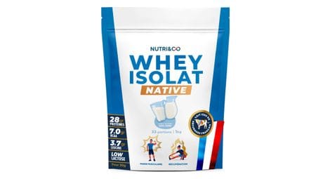 Protéines whey isolate native neutre