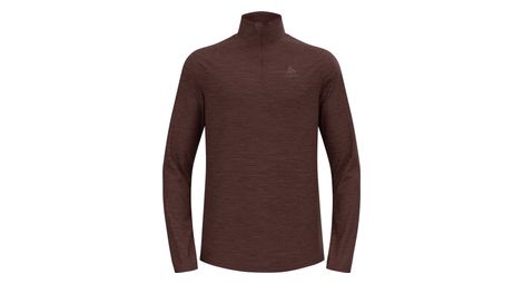 odlo 1 2 zip run easy violet long sleeve sweater