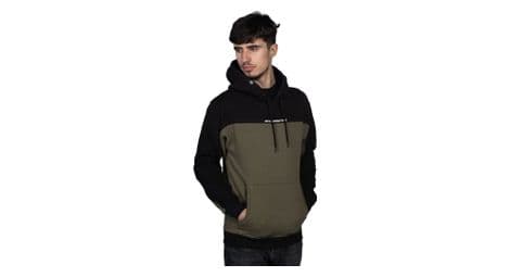 Sweat staystrong cut off hoody black / army green