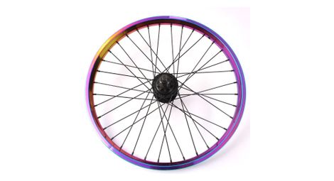 Bmx roue arriere mvp oil slick 20  14mm s/b khebikes