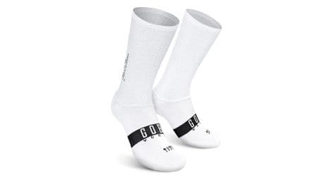 Chaussettes de cyclisme aérodynamiques vortex white