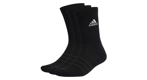 Chaussettes x3 unisexe adidas performance sportswear crew noir