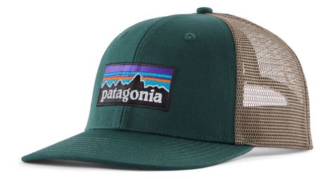 Casquette patagonia p-6 logo trucker vert unisexe
