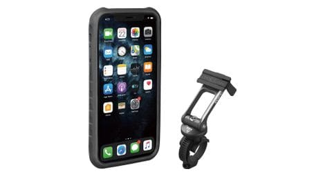 Support et protection smartphne topeak ridecase (apple iphone 11 pro) noir