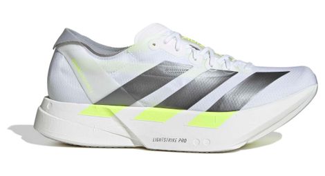Chaussures Running adidas Adizero Adios Pro 4 Blanc/Argent Homme