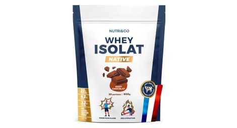 Protéines whey isolate native chocolat