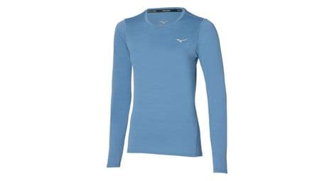 Mizuno impulse core langarm trikot blau damen