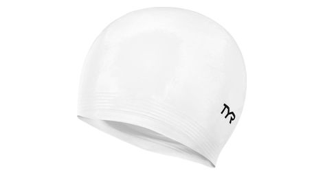 Tyr latex swim cap white all