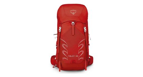 Bolsa de senderismo osprey talon 33 roja para hombre