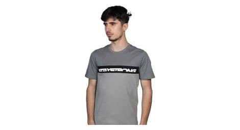 T-shirt staystrong cut off grey/black