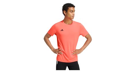 men s adidas adizero essentials red running t shirt