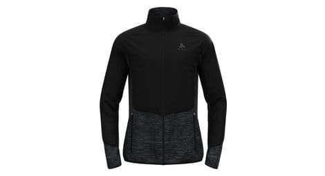 Veste manches longues odlo run easy warm noir