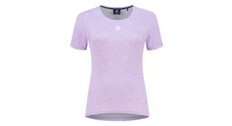 Maillot manches courtes rogelli sparkle violet femme