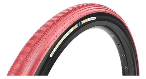 Pneu Gravel Panaracer GravelKing SemiSlick Limited Color Edition 700 mm Tubeless Ready Souple ZSG Gravel Compound BeadLock TuffTex Rose Sakura