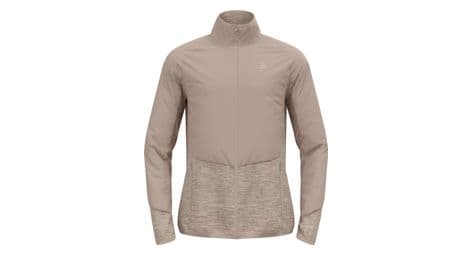 Veste manches longues odlo run easy warm beige