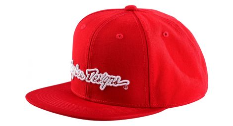 Casquette Troy Lee Designs 9Fifty Signature Rouge/Blanc