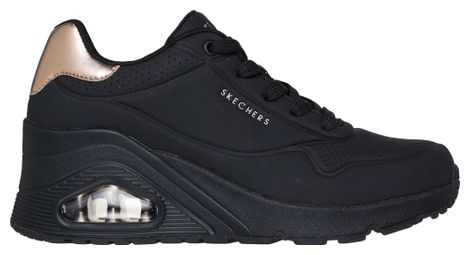 Chaussures Lifestyle Skechers Uno Wedge Hi Steps Noir Femme