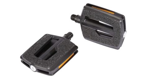 Pédales de plate-forme 836 anti-glissement 9/16 pouces noirs 2 pièces